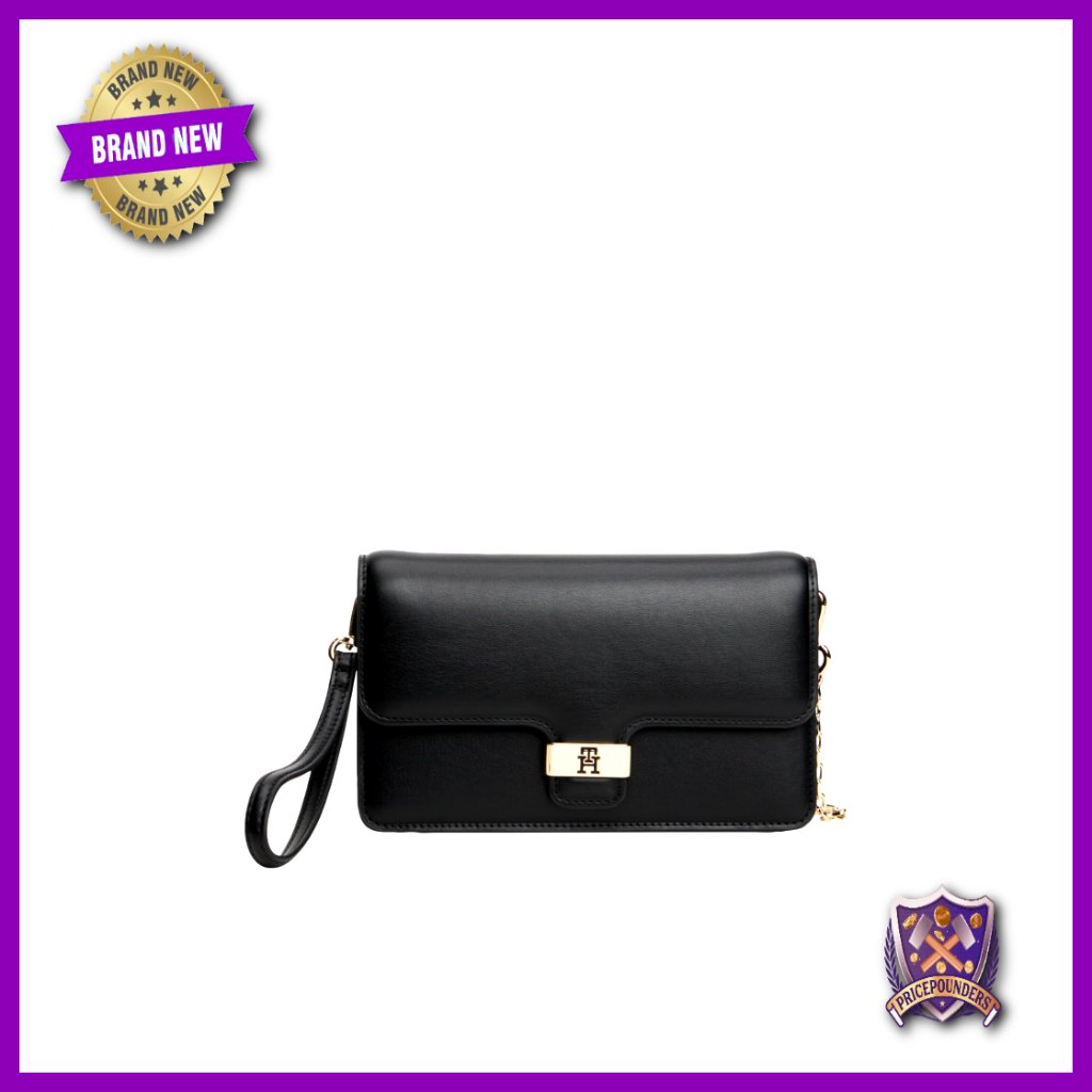 Clutch With Removable Crossbody Chain Elegant Minimal Chic Evening Bag